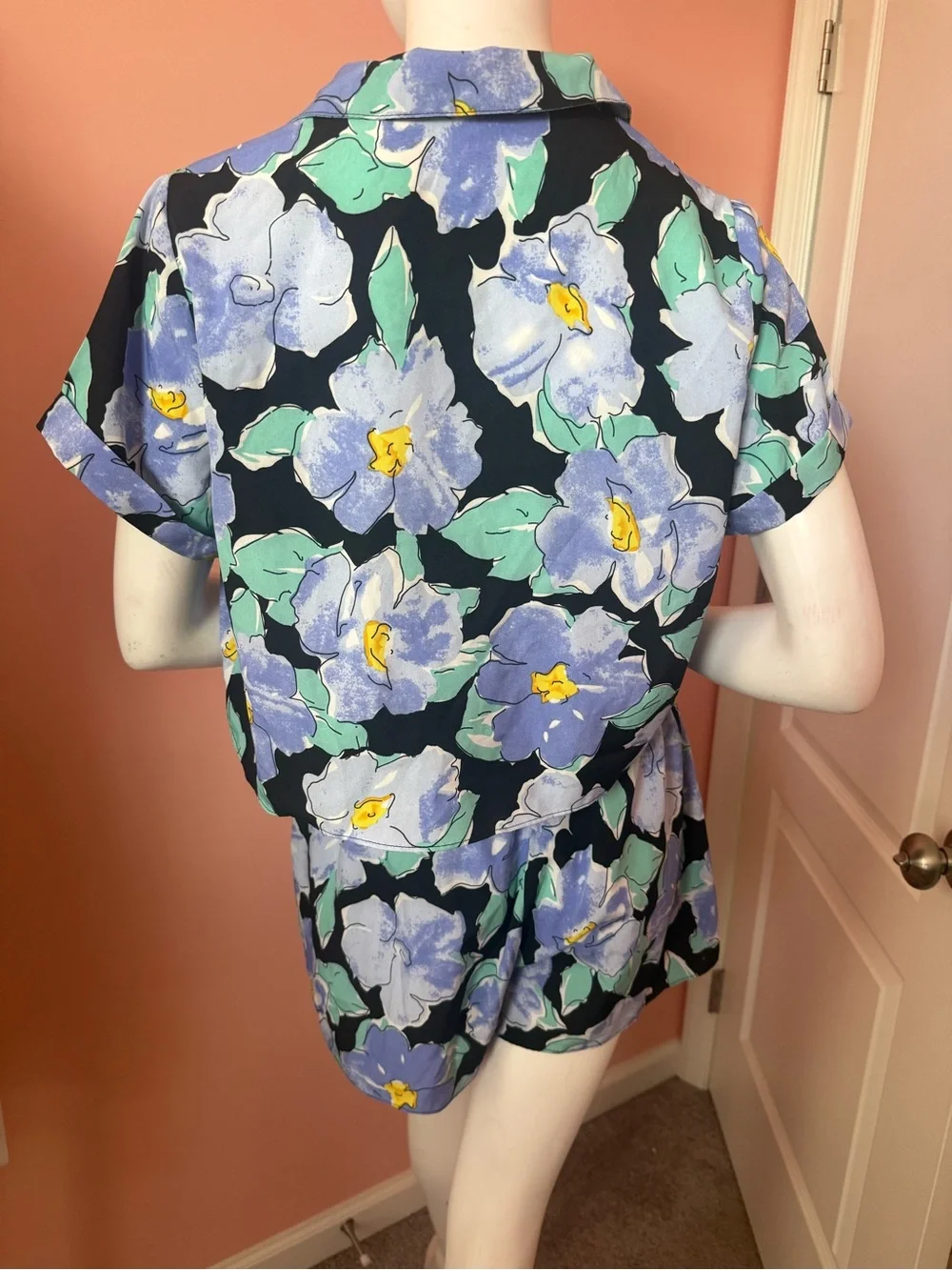 Lulus Lush Sun and Blooms Floral Two Piece Romper